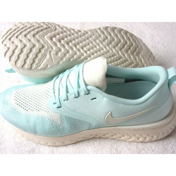 Nike Women's Odyssey React 2 FK Running Shoes Teal Tint Sail AH1016 301 NIB - Picture 2 of 5